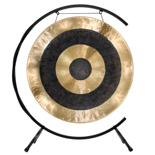 28" Chinese Gongs on the Paiste Floor Stand - Includes Gong, Stand, & Mallet/Heavy Supportive Stand/Great for Meditation - size: 28" Subatomic Gong