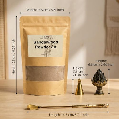 Australian Sandalwood Powder 3.53 oz (100g) 3A Grade - size: 100g