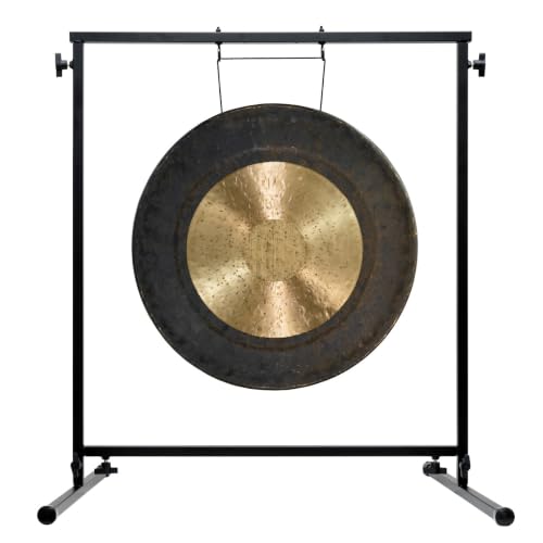 Unlimited Gong & Fruity Buddha Stand, with Mallet, Sound Healing & Yoga - size: 22" Dark Star Gong