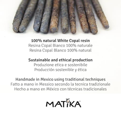 Natural Incense Sticks - Handmade Holy Wood Blend with Pure Resins & Botanicals for Meditation, Yoga, and Home Energy Cleansing - Choose Your Scent (Copal Mexico Thona)