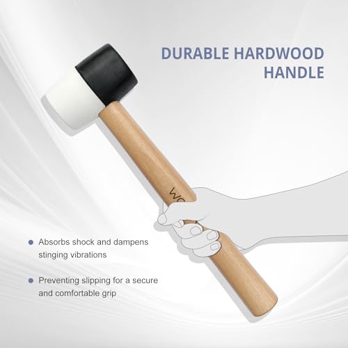 8 Oz. Rubber Mallet Hammer