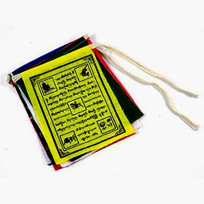 DharmaObjects ~ Tibetan Prayer Flags ~ 5 ROLL Set ~ LUNGTA Flag x 50~5 X 4"
