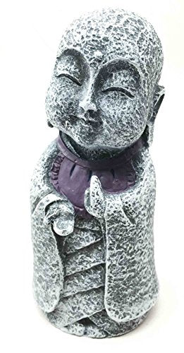Gifts & Decor Harmony Peace Ksitigarbha Bodhisattva Ojizo Sama Jizo Purple Bib Figurine