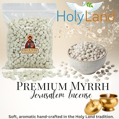 Holy Land Market Orthodox Church Incense Resin, Mount Athos, Myrrh, 9 oz - size: 9 oz