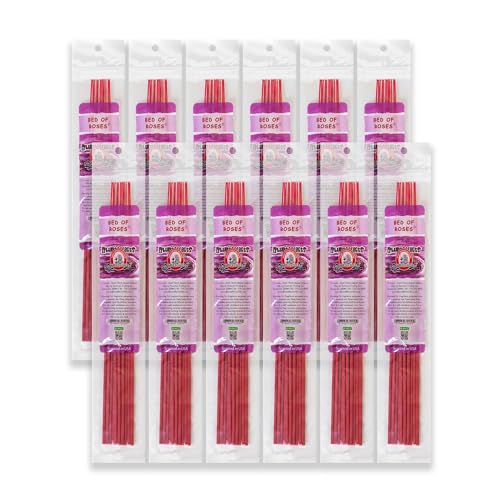 Blunteffects Hand-Dipped Incense Sticks 144-Pack, Bed of Roses Scent - color: Bed of Roses