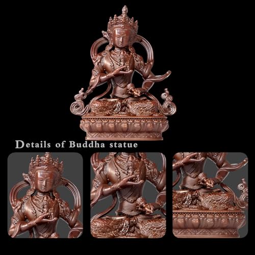 Vajrasattva Buddha Statue Pure Copper Handmade Zen Decor Figurine - color: Vajrasattva