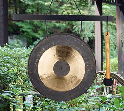 Woodstock Chimes HCGONGM The Original Guaranteed Musically Tuned Chime Medium Hanging Gong, Quintet, Chau