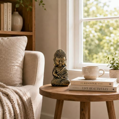 8 Inch Buddha Statue, Prayer Pose