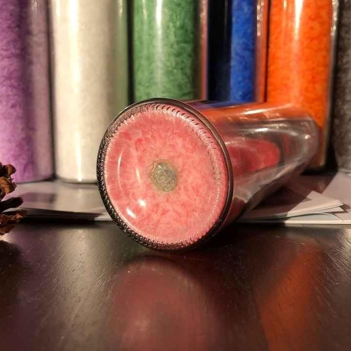 7 Chakra Devotional Prayer Candle in Glass Jar | 90-Hour Burn Time | Rainbow Candle for Religious Ceremonies, Memorials, Party Decor, Gifts, and Favors, Unscented, Pure