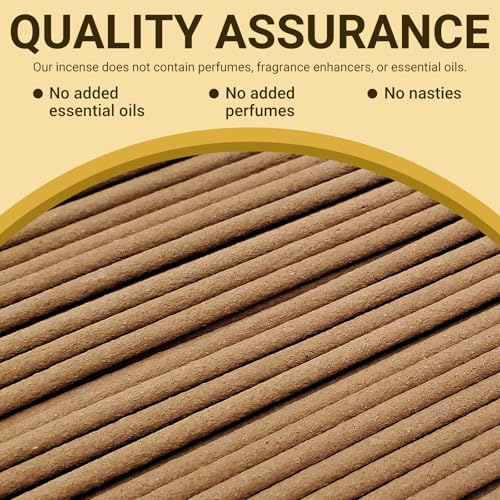 Frankincense Incense Sticks (50 Sticks), 100% Natural sustainably harvested Frankincense Resin, Suitable for Yoga, Meditation, Relaxation, and Spiritual Purification - color: Frankincense