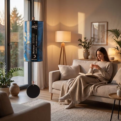 Zaphir Chimes - Includes 1 Chime/Tuned According to the 5 Seasons & Elements of FengShui - size: Blue Moon: Turquoise