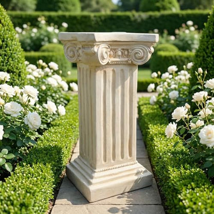 Elegant Classical Greek Roman Ionic Statue