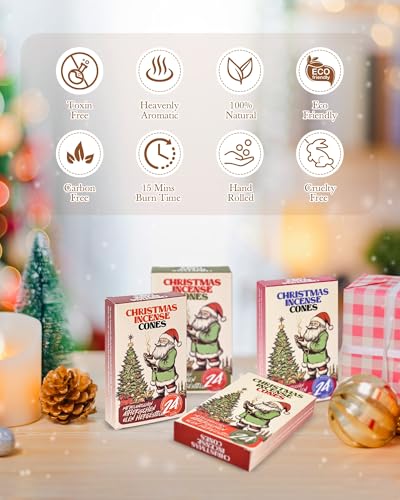 Incense Cones - Christmas Scent for Relaxation and Meditation