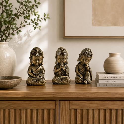 8 Inch Buddha Statue, Prayer Pose