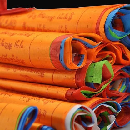 90Pcs Flags in Three Roll Tibetan Buddhist Prayer Flags 11" Flags USA