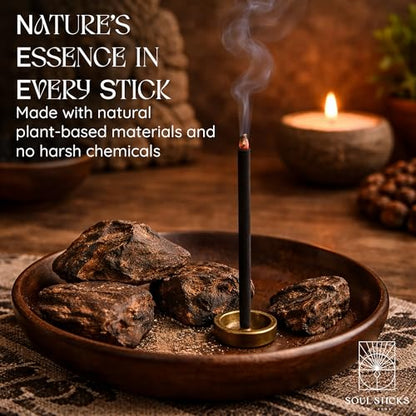 Soul Sticks Aztec Cinnamon Resin Incense Sticks Hand Rolled Artisan Resin 6pcs Perfect for Yoga Meditation Relaxation Aromatherapy Cleansing, & Witchcraft Supplies Long Lasting Slow Burn (Rosemary) - color: Rosemary