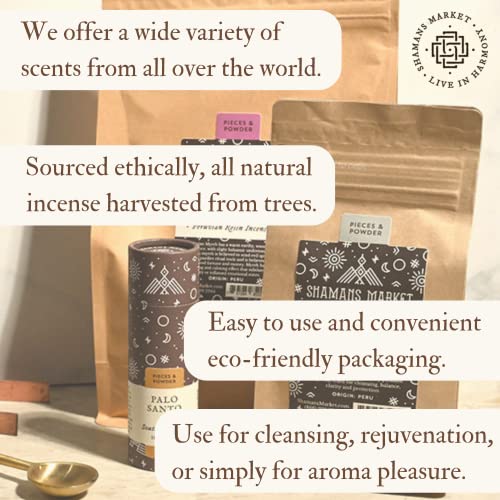 Shamans Market Celtic Blend Incense - 1 lb Bulk Bag - Natural Aromatic Tree Gum Blend for Smudging, Cleansing, Meditation, Grounding & Altar Rituals