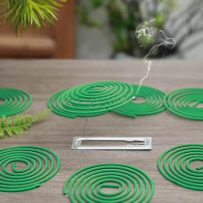 Citronella Incense Coil - Each Coil Could Last for 5-7 Hours- Suitable for Outdoor Camping, Patio, Hiking,etc (2 Pack Contains 48 coils & 2 Coils Stands) - style: Citronella 48 Coils