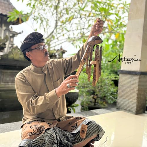 ASTARIN Bamboo Wind Chimes for Outside,Handcrafted Wooden Wind Chimes - size: 35 Inch