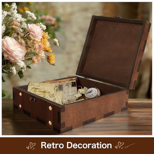 MACEVIA Tree of Life Wooden Keepsake Box Memory Tarot Witch Box with Lids - color: 02 Tree of life