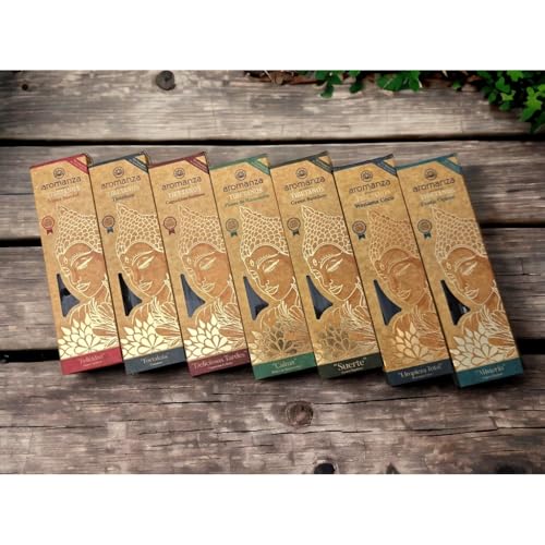 Premium Tibetan INCENSE. (Hindu Sandalwood - Purification) Therapeutic and Organic. Hand Made. 8 count.