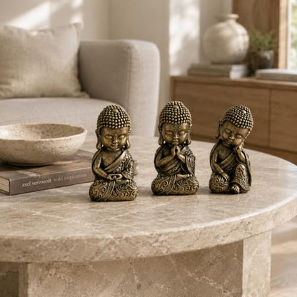 8 Inch Buddha Statue, Prayer Pose