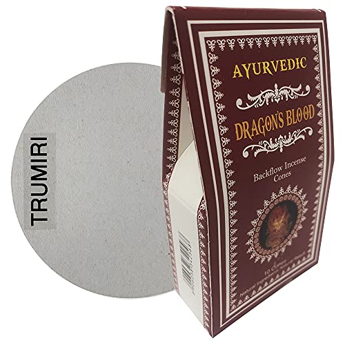 Dragon's Blood Backflow Incense Cones for Waterfall and Mat Bundle Inciensos Aromaticos|Incienso|Inciense|Insienso - color: Dragon's Blood