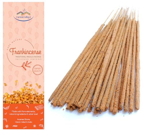Indian Frankincense Incense Sticks - Traditional Handcrafted Masala Incense - 40 to 50 Sticks Approx.