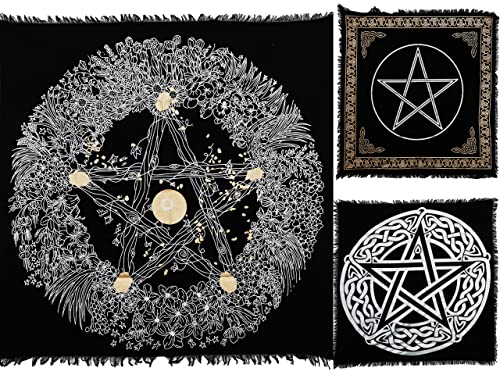 Indian Consigners Altar Cloth Pentagram Star Table Cover