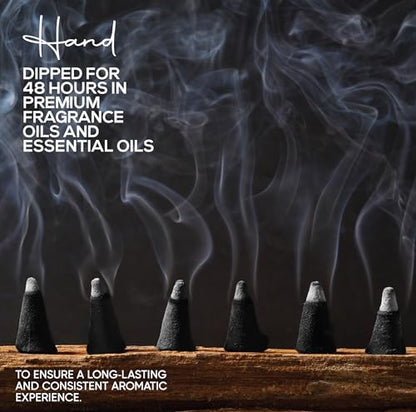Dragons Blood Charcoal Incense Cones 1" TOPFLOW - 500 Pack Bulk Wholesale - Natural Scented Cones Handmade Hand Dipped