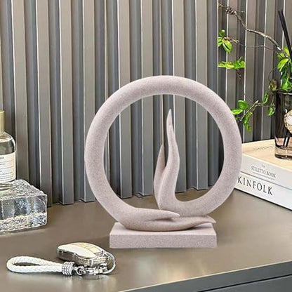 Carefree Fish Desert Sandstone Buddha Hand Statue Yoga Decor The Art of Minimalism Valuable Collection (Solid 6.6 Pounds) - color: Desert Sandstone