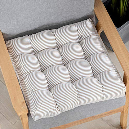 Tiita 22 Inch Square Floor Cushions, Floor Pillow for Sitting, Beige - color: (Square)|beige