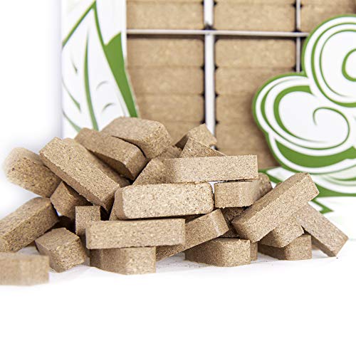 Incienso de Santa Fe - Mesquite Natural Wood Incense Bricks with Holder, 100 Count - Made in the USA - color: Mesquite, size: 100