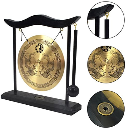 Zen Art Brass Feng Shui Desktop Gong H1303 - color: H1303