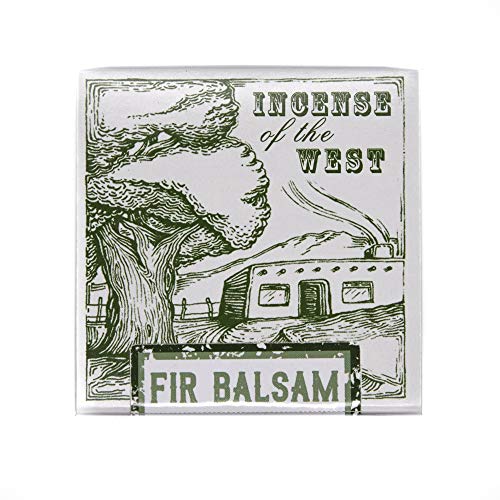 Incienso de Santa Fe - Fir Balsam Natural Wood Incense Bricks Without Holder, 40 Count - Made in the USA - color: Fir Balsam, size: 40