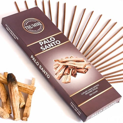 Palo Santo Incense Sticks - Pack of 100 Insence-Sticks for Removing Negative Energy - Made with Natural Incienso De Palo Santo - Scented Insense Spiritual Non Toxic Inscents - color: Palo Santo