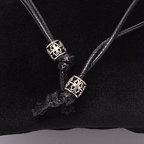 BLESSUME Altar Tarot Table Cloth for Reading with Pouch Black - color: Black