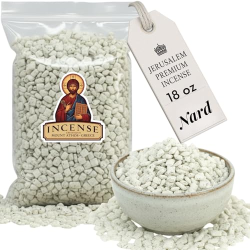 Holy Land Market Orthodox Church Incense Resin, Mount Athos, Nard, 18 oz - size: 18 oz