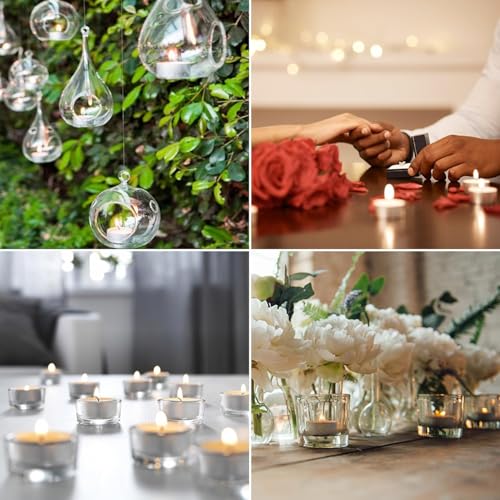 Unscented Tealight Candles 50 Pack, 4 Hours Smokeless Dripless White Mini Tea Lights Bulk for Home, Wedding, Party, Shabbat, Christmas & Emergency Use - color: White, size: 50 Pack