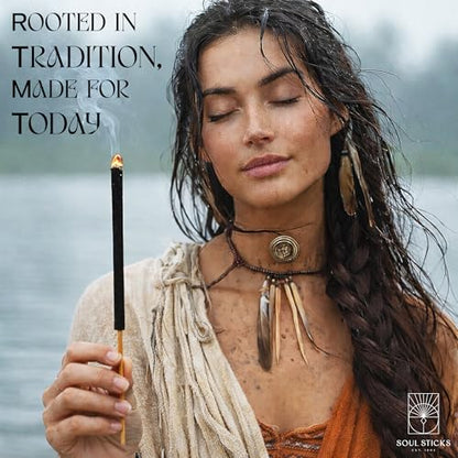 Soul Sticks Aztec Cinnamon Resin Incense Sticks Hand Rolled Artisan Resin 6pcs Perfect for Yoga Meditation Relaxation Aromatherapy Cleansing, & Witchcraft Supplies Long Lasting Slow Burn (Rosemary) - color: Rosemary