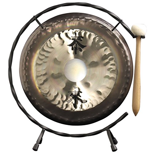 Paiste 10 Inches Deco Gong Set with Floor Stand - size: 10", style: Boom microphone stand with a telescoping boom arm