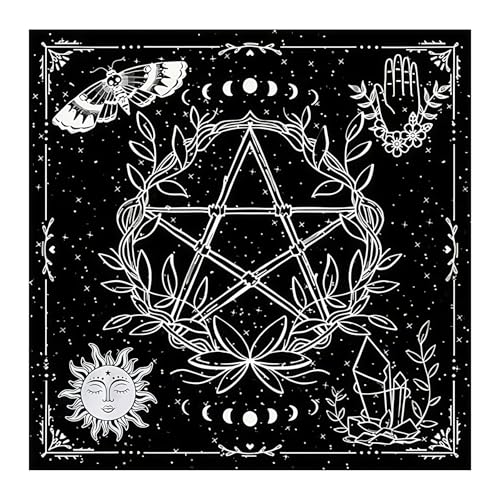 1PCS Tarot Card Cloth Altar Cloth 29.53 by 29.53 inches