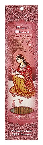 Ramakrishnananda Incense Stick Bhairavi Rose & Vanilla, 10 CT