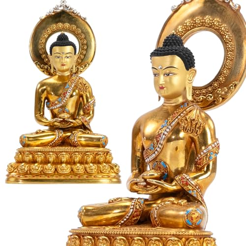Buddha Statue Indoor for Zen Decor,Amitabha for Home Decor - color: Amitabha
