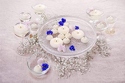 BOLSIUS 3 Inch Ivory Floating Candles - 48 Count Unscented - Premium European Quality - Imbue Breathtaking Ambiance for Romantic Wedding Centerpieces, Decorations, Events, Pool, Holiday, and Parties - size: 3 Inch, style: 4 Pack