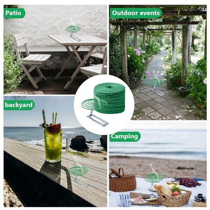 Citronella Incense Coil - Each Coil Could Last for 5-7 Hours- Suitable for Outdoor Camping, Patio, Hiking,etc (2 Pack Contains 48 coils & 2 Coils Stands) - style: Citronella 48 Coils