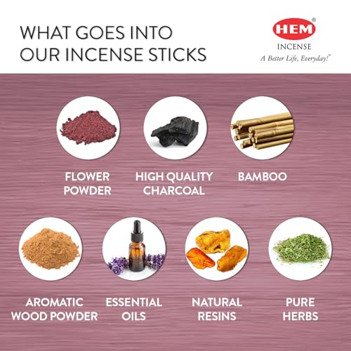 Sacred Element's Lavender & White Sage Masala Incense Sticks – Calming Aromatherapy Blend for Meditation, Relaxation & Cleansing – Perfect Fall or Housewarming Gift – 15g Pack (Total 100+ Sticks)