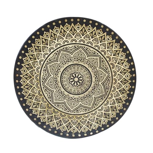 Mandala Flower Bronze Gong 24"/60cm – For Sound Healing and Meditation - color: Mandala Gong, size: 24"