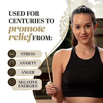 LOTS OF ZEN Sandalwood Incense Sticks, Natural Resin, 7.8-Inch, 70 Count - color: Sandalwood