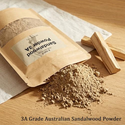 3A Natural Australian Sandalwood Powder 2.2lb(1000g) - size: 1000g